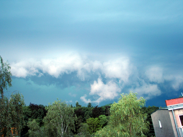 Burza nad Zieloną Górą