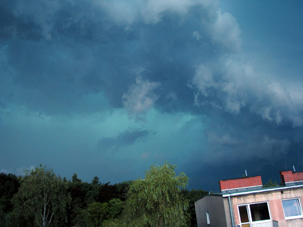 Burza nad Zieloną Górą